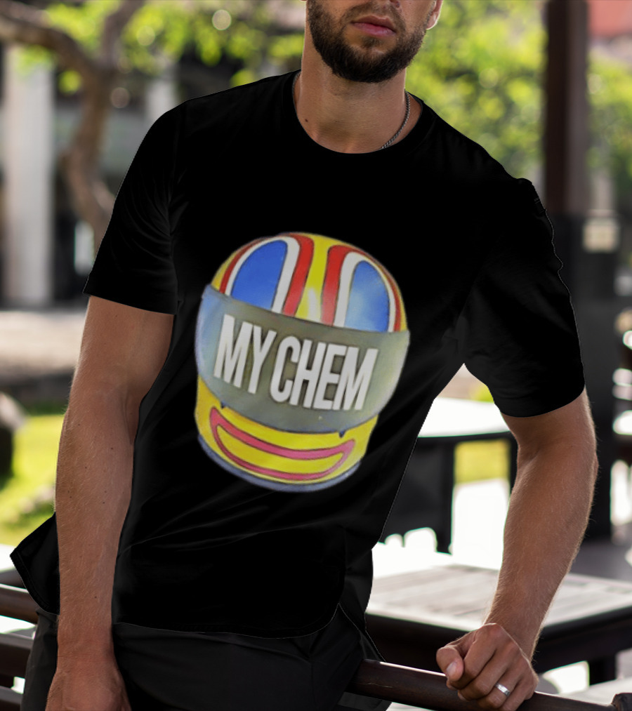 My Chem Helmet My Chemical Romance Music Lover Vibrant Racing T-Shirt
