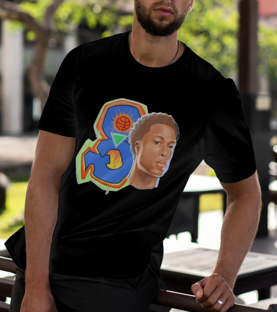 OG Anunoby OG8 New York Knicks Basketball Art NBA T-Shirt