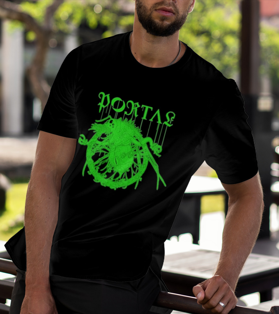 Portal Arachidonic Acid Sci Fi Creature Green Dripping T-Shirt