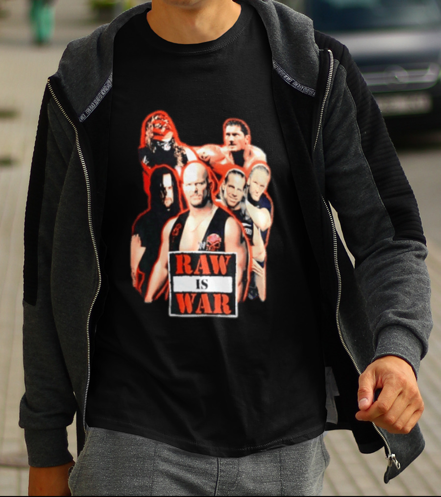 WWE Raw Is War Legends Kane Stone Cold Undertaker Shawn Michaels Triple H T-Shirt