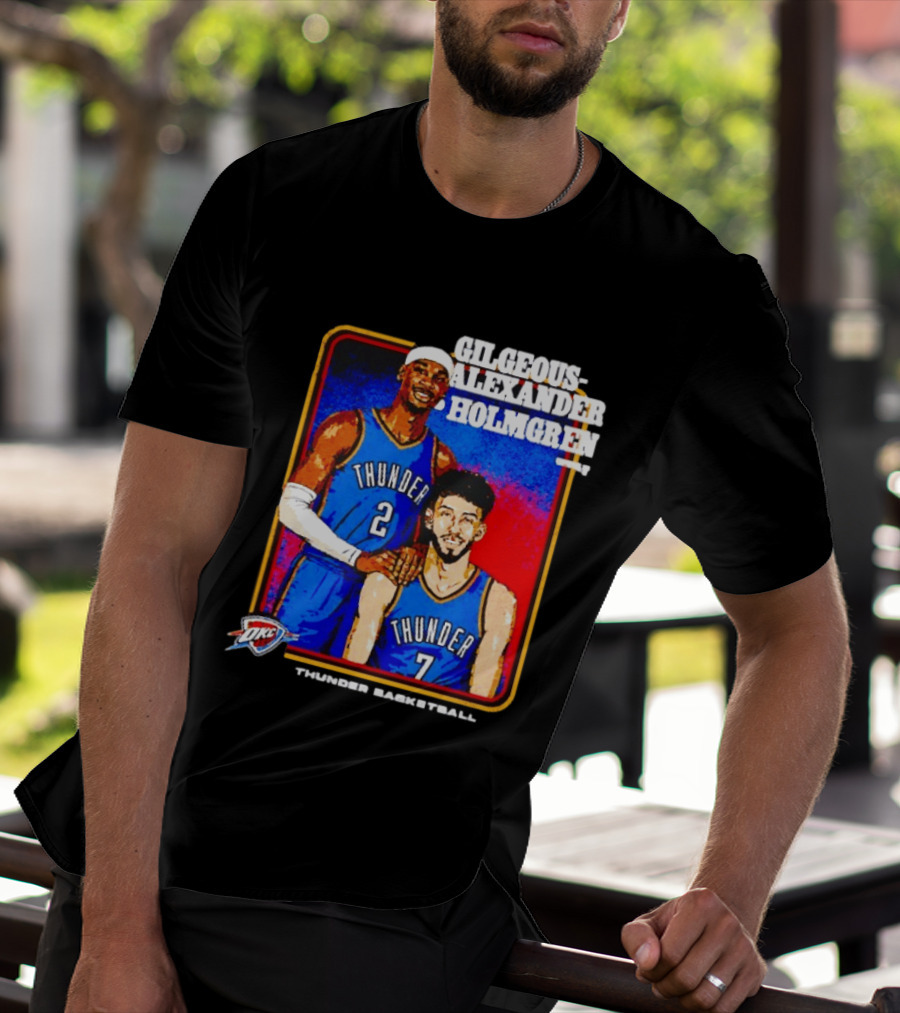Gilgeous Alexander Holmgren OKC Thunder Basketball Step Brothers T-Shirt
