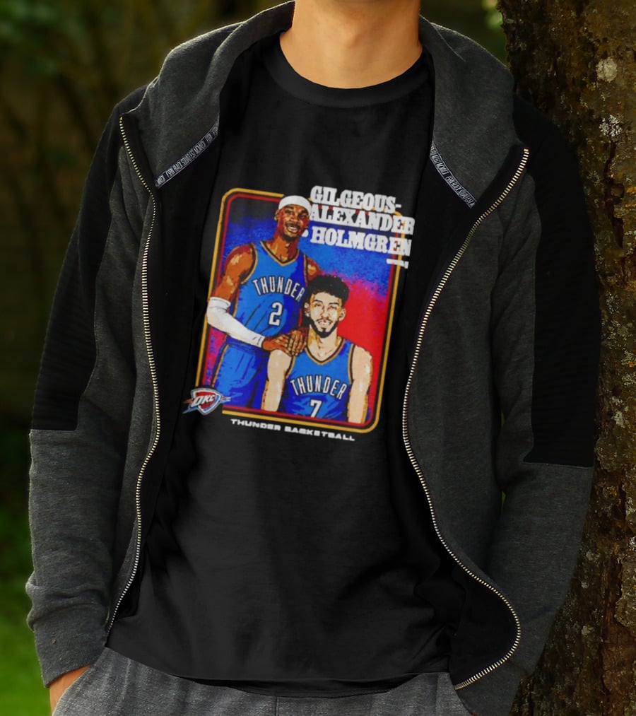 Gilgeous Alexander Holmgren OKC Thunder Basketball Step Brothers T-Shirt