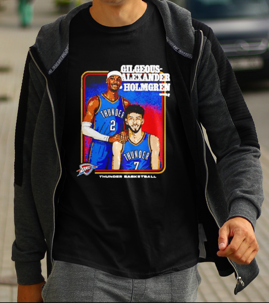 Gilgeous Alexander Holmgren OKC Thunder Basketball Step Brothers T-Shirt