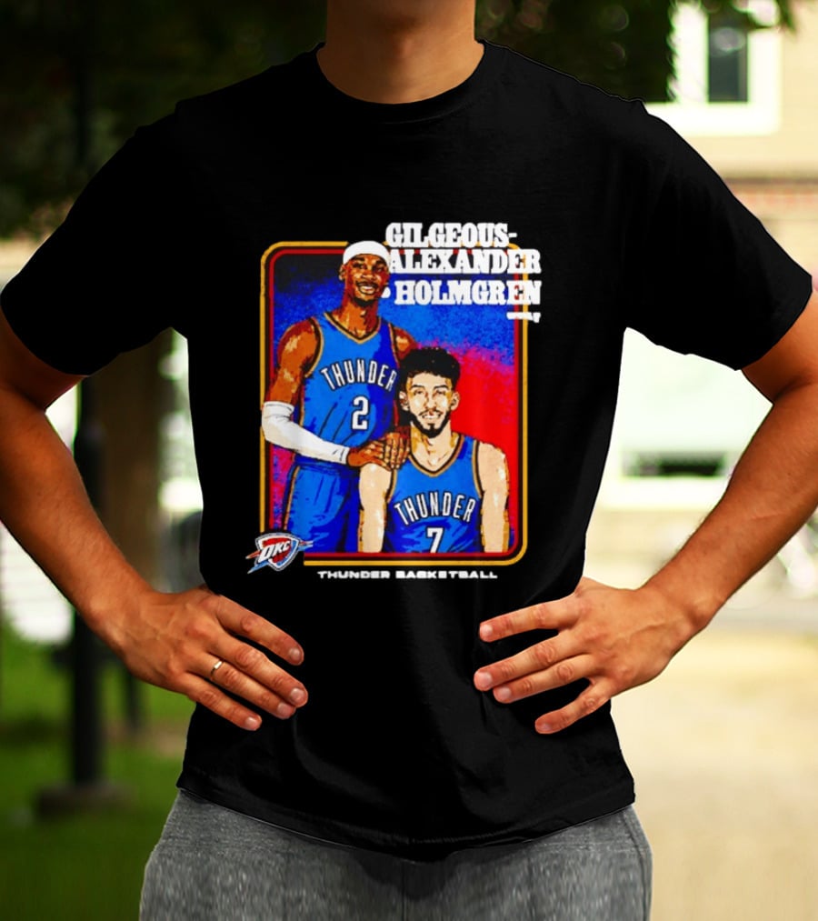 Gilgeous Alexander Holmgren OKC Thunder Basketball Step Brothers T-Shirt