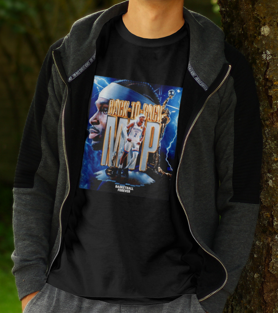 Back To Back MVP Oklahoma City Basketball Forever T-Shirt