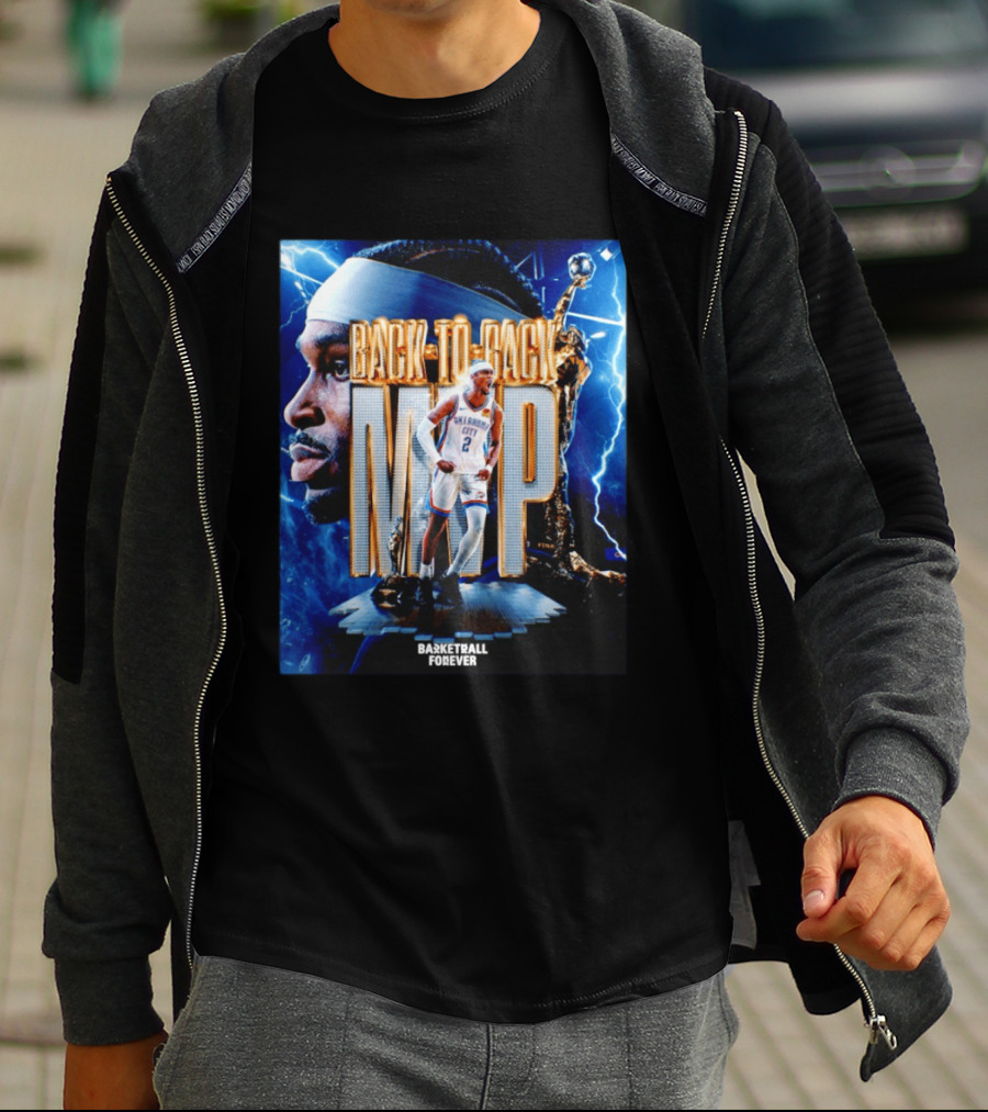 Back To Back MVP Oklahoma City Basketball Forever T-Shirt