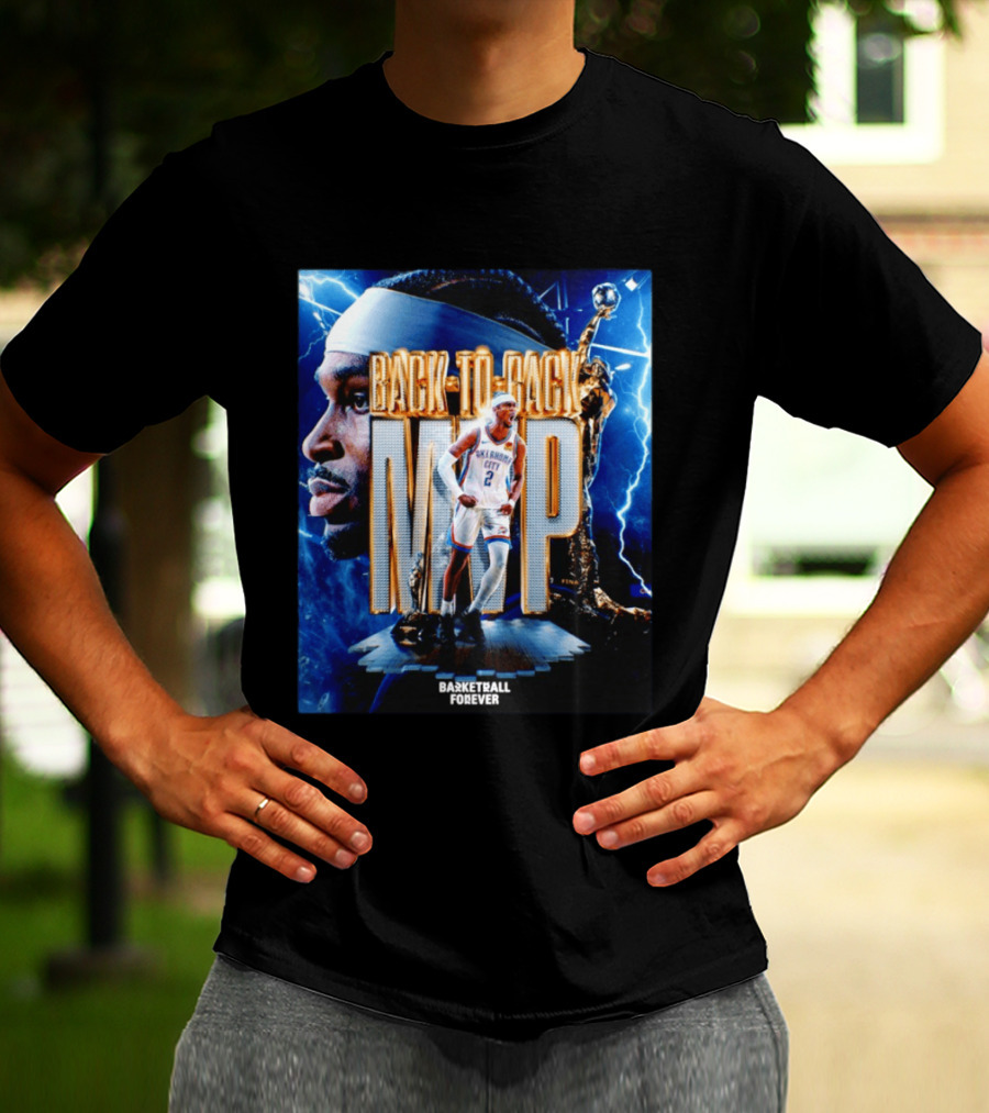 Back To Back MVP Oklahoma City Basketball Forever T-Shirt