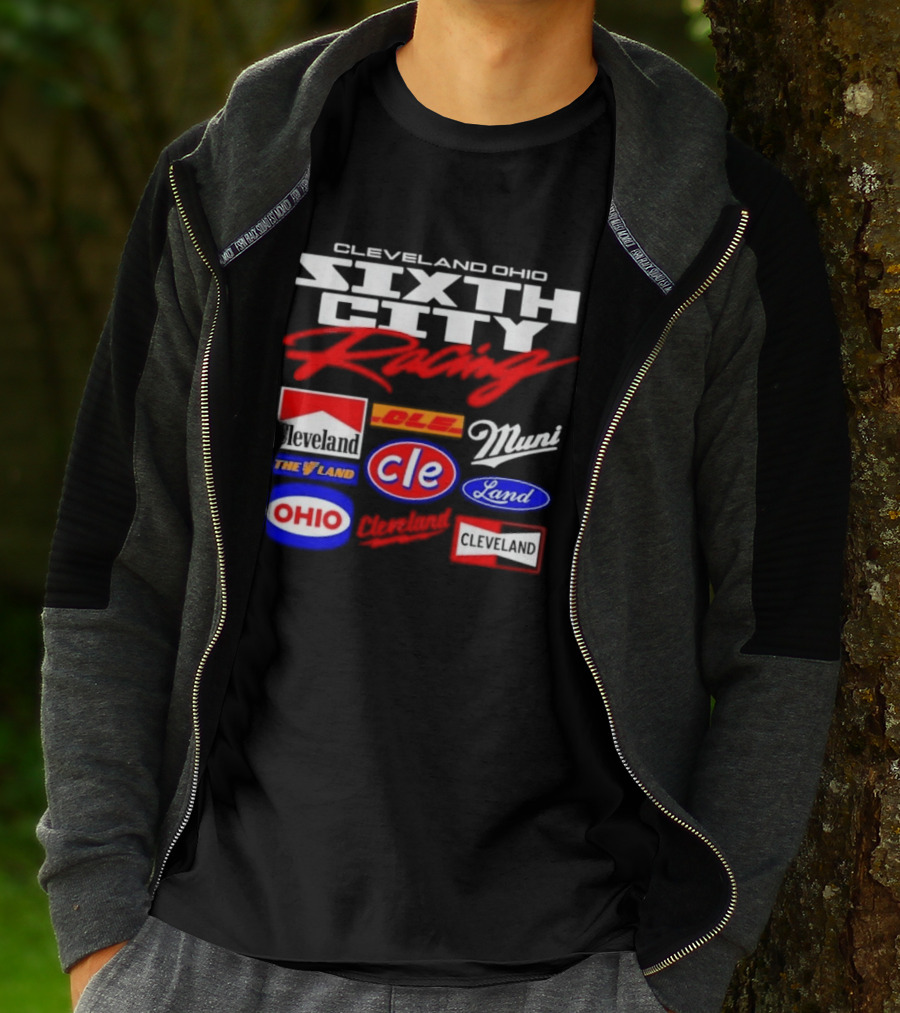 Cleveland Ohio Sixth City Racing Clevelander The Land T-Shirt