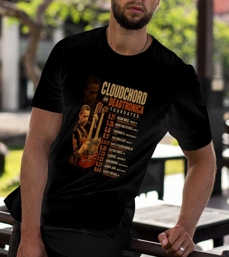 Cloudchord And Deadtronica Tourdates 2026 Meow Wolf Denver Secret Dreams Ohio T-Shirt