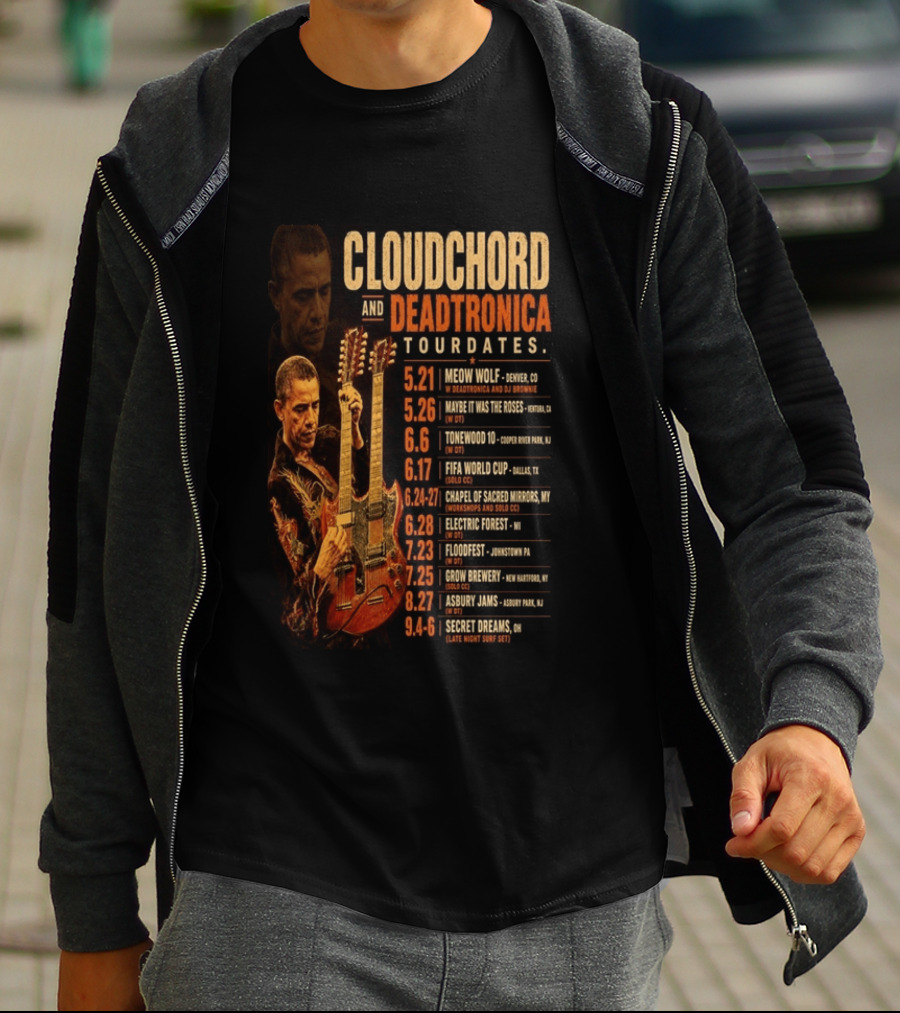 Cloudchord And Deadtronica Tourdates 2026 Meow Wolf Denver Secret Dreams Ohio T-Shirt