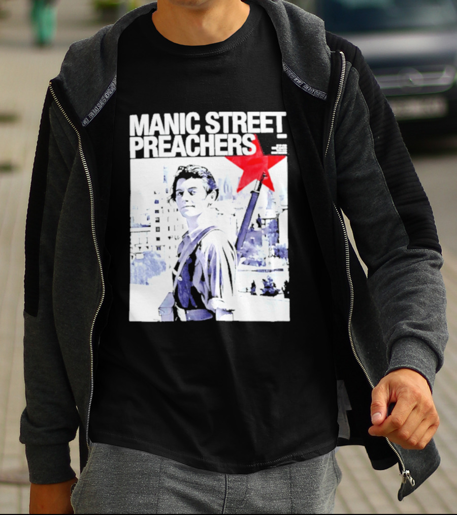 Manic Street Preachers Red Star Image T-Shirt