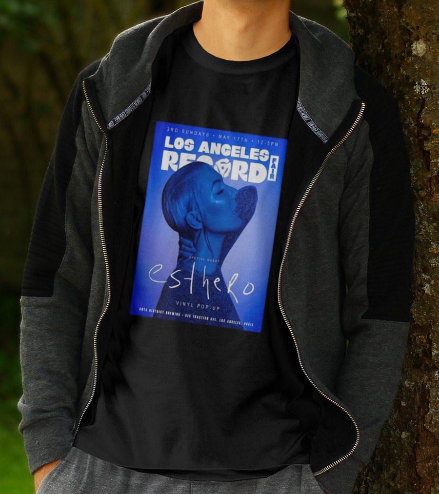 Los Angeles Record Fair May 17 Special Guest Esthero Vinyl Pop Up Arts District Brewing T-Shirt