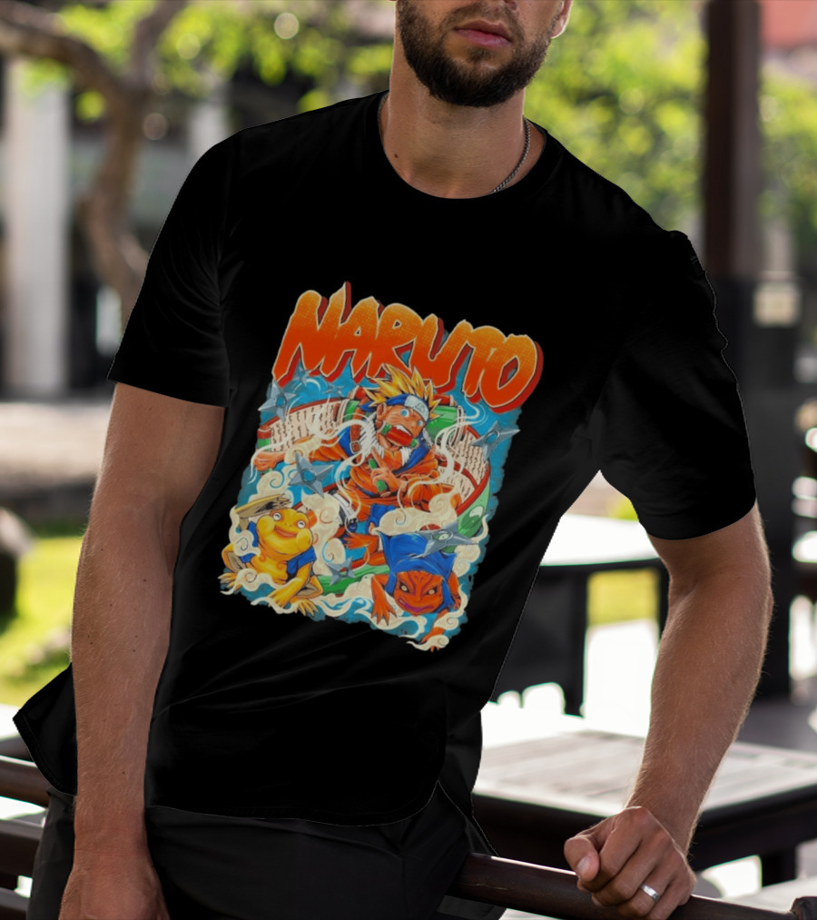 Naruto Uzumaki Toad Summoning Adventure Anime Ninja T-Shirt