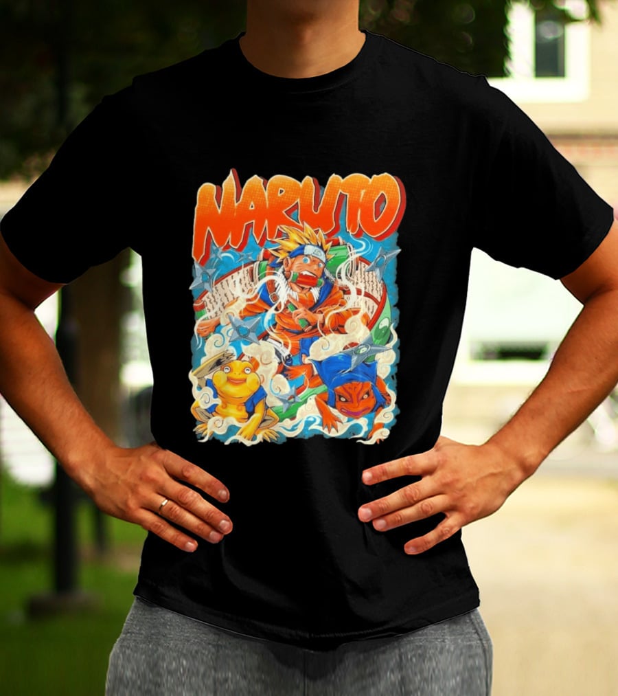 Naruto Uzumaki Toad Summoning Adventure Anime Ninja T-Shirt