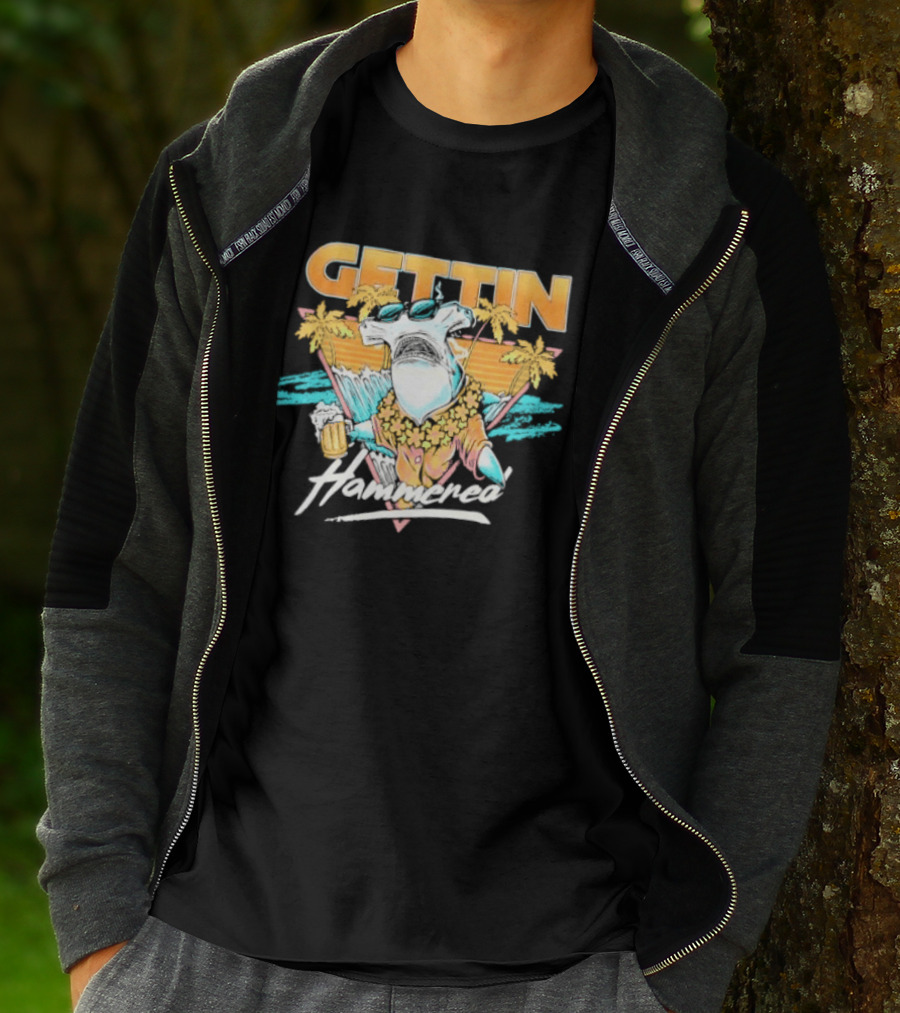Gettin' Hammerhead Tropical Beach Vibes T-Shirt