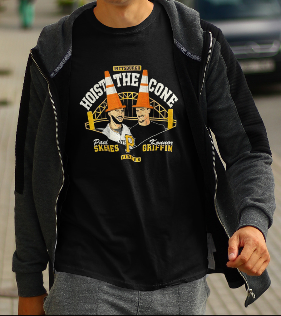 Pittsburgh Hoist The Cone Paul Skenes Konnor Griffin Pirates Baseball T-Shirt