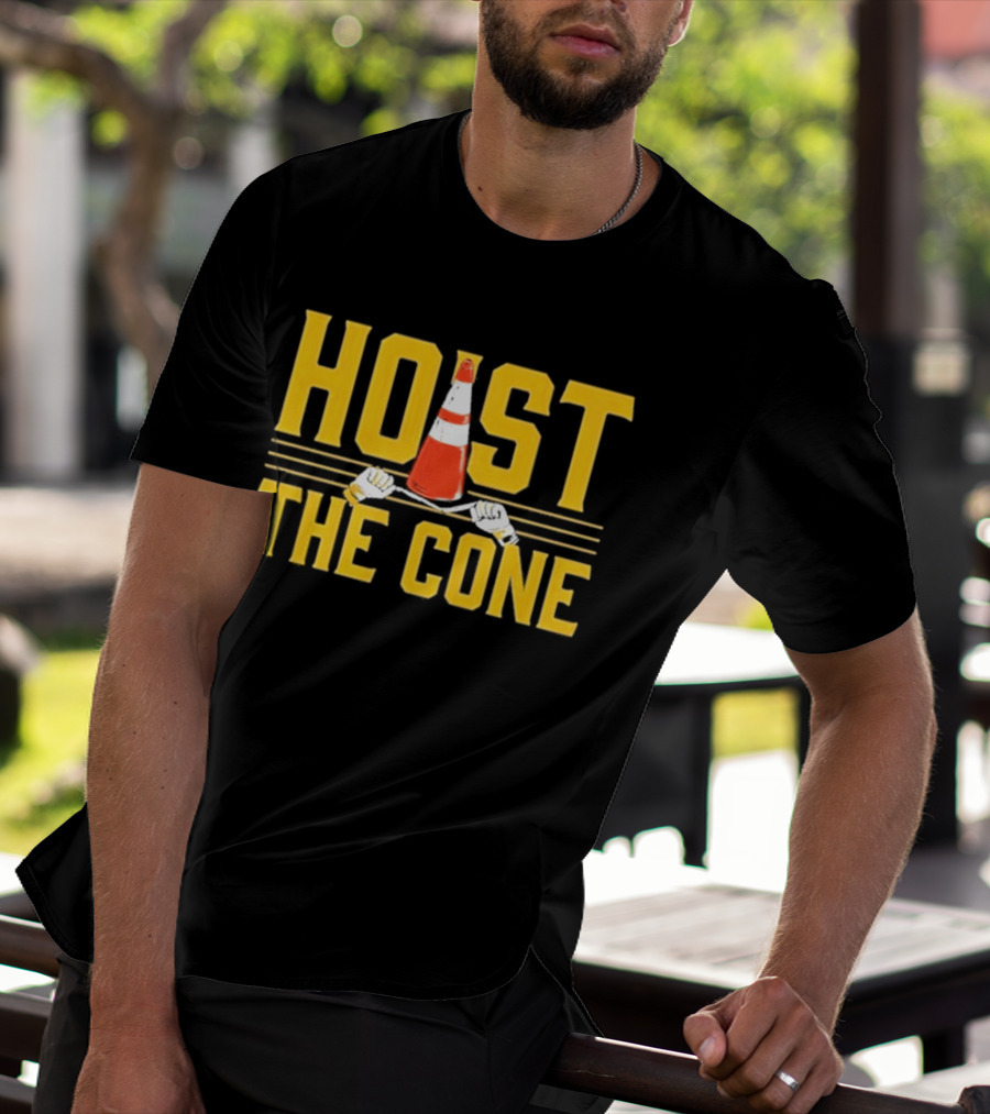 Pittsburgh Hoist The Cone Baseball Meme T-Shirt