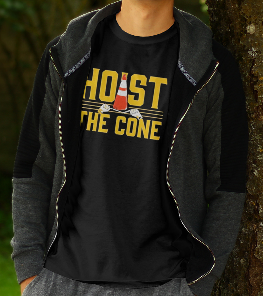 Pittsburgh Hoist The Cone Baseball Meme T-Shirt