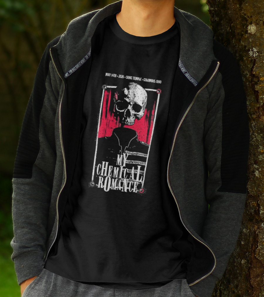 My Chemical Romance Skull May 14 2026 Columbus OH T-Shirt