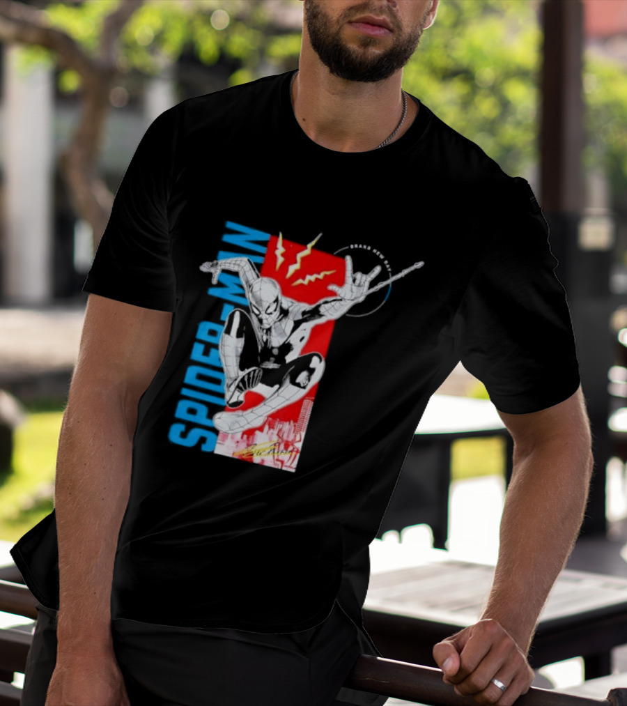 Spider Man Web Slinging Marvel Universe Brand New Day T-Shirt