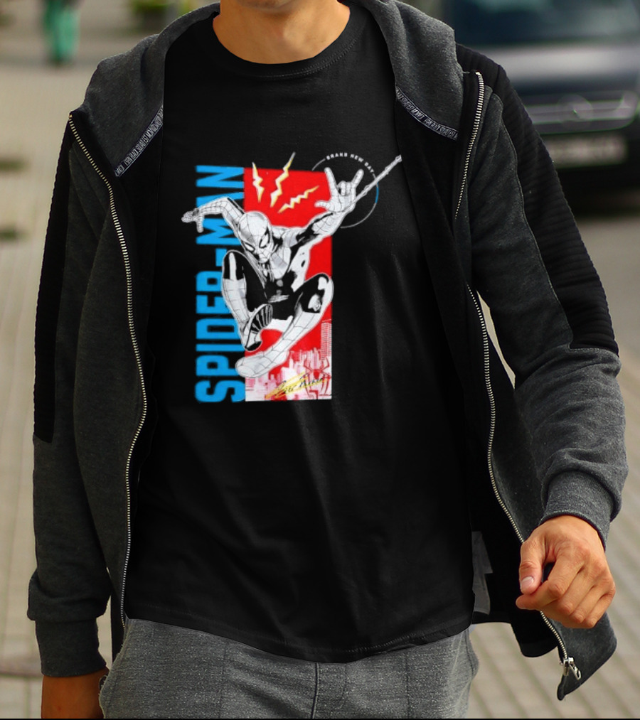 Spider Man Web Slinging Marvel Universe Brand New Day T-Shirt