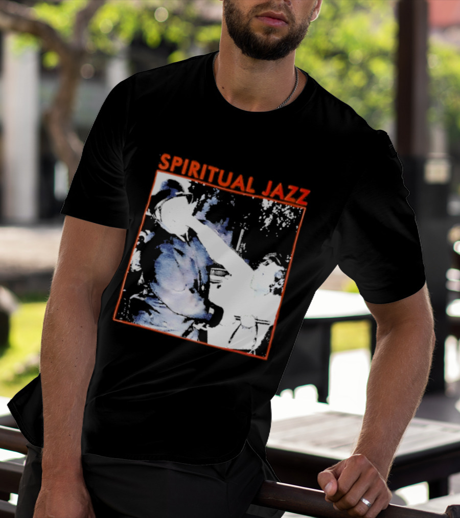 Spiritual Jazz Horn Player Watercolor T-Shirt