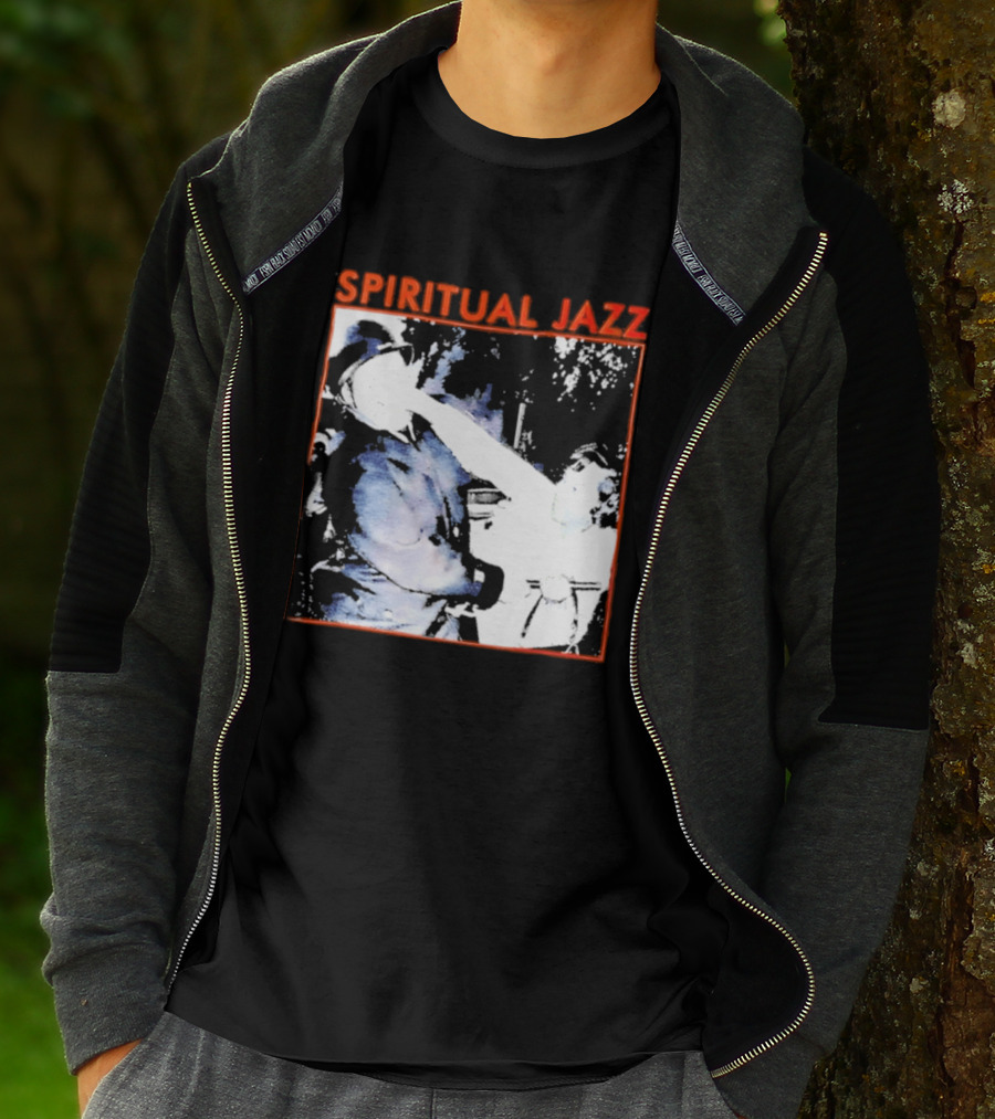Spiritual Jazz Horn Player Watercolor T-Shirt