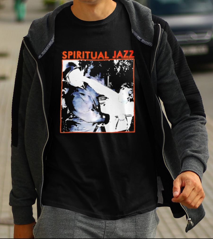 Spiritual Jazz Horn Player Watercolor T-Shirt