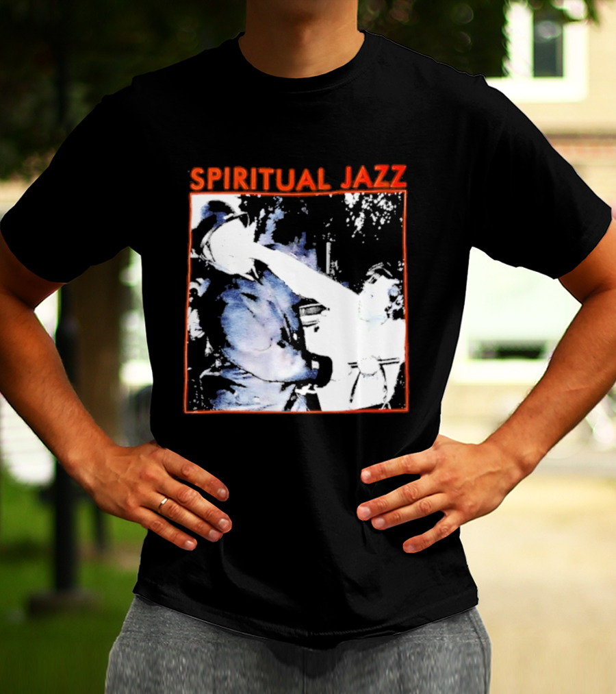 Spiritual Jazz Horn Player Watercolor T-Shirt