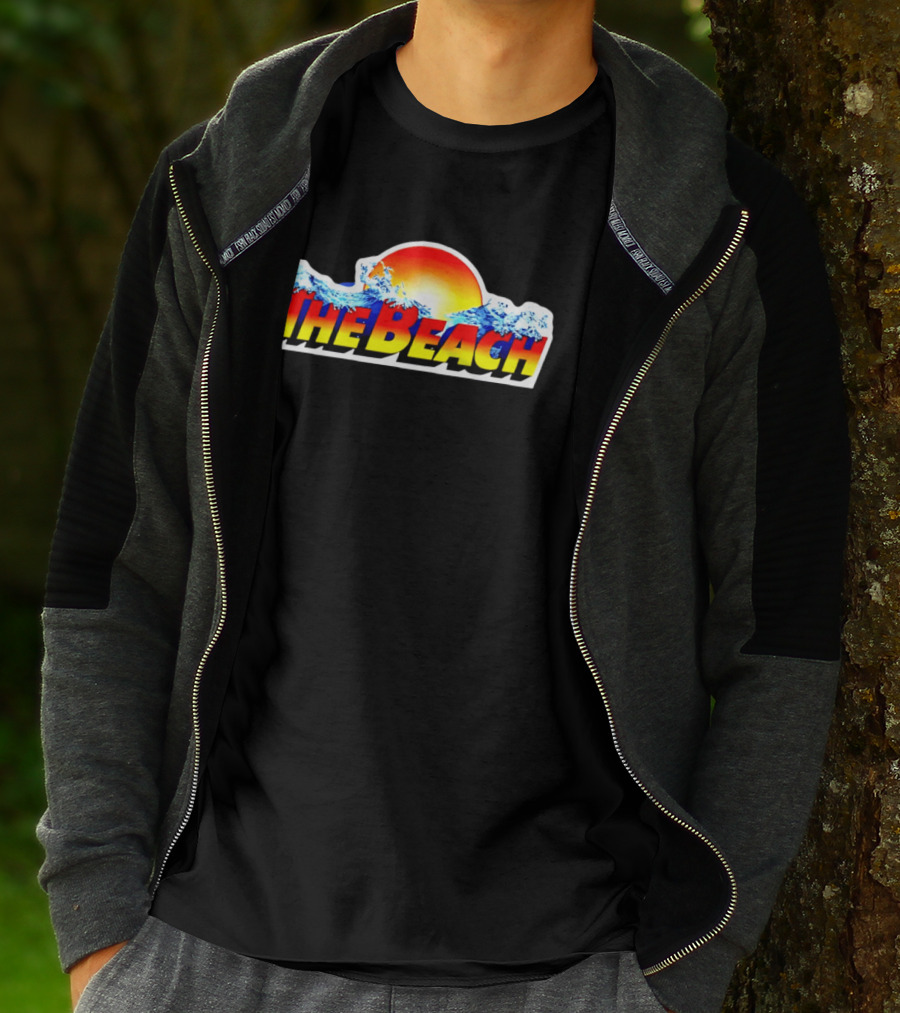 The Beach Waterpark Vintage Sunset Wave T-Shirt