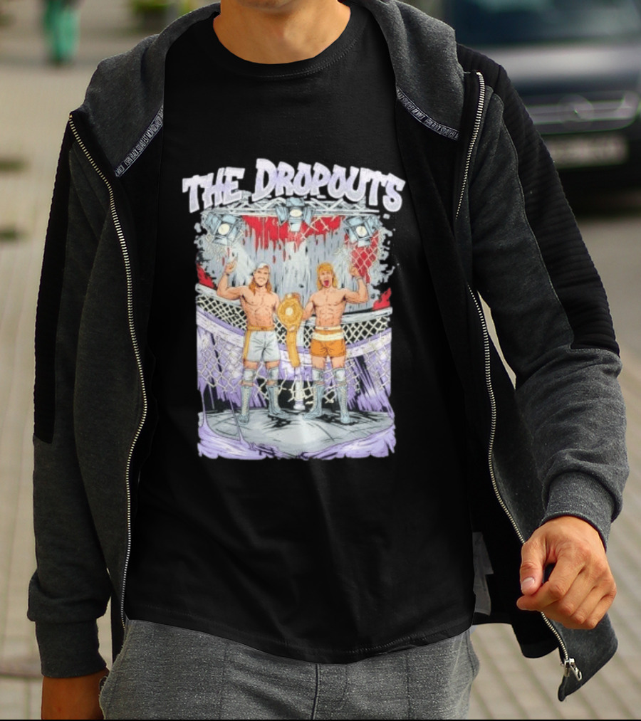 Tuckey And Scott Green The Dropouts Wrestling Champions In The Cage T-Shirt