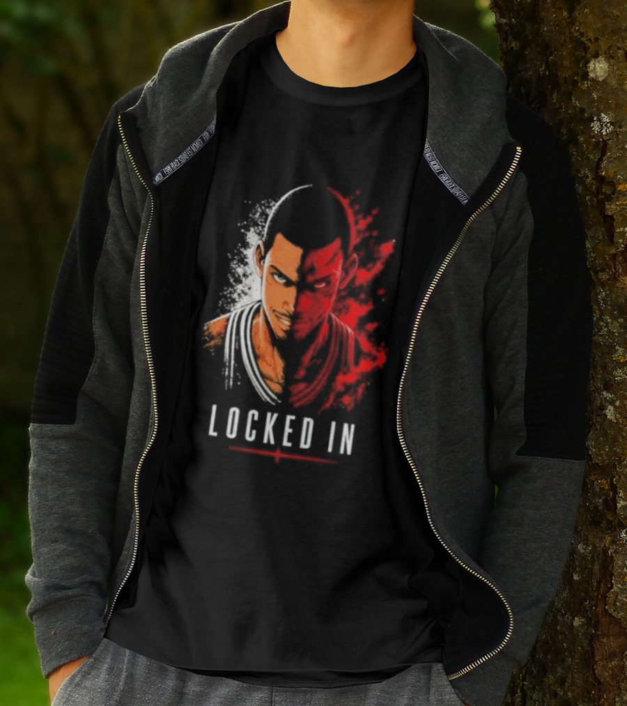 Victor Wembanyama Locked In Spurs Basketball Dual Color T-Shirt