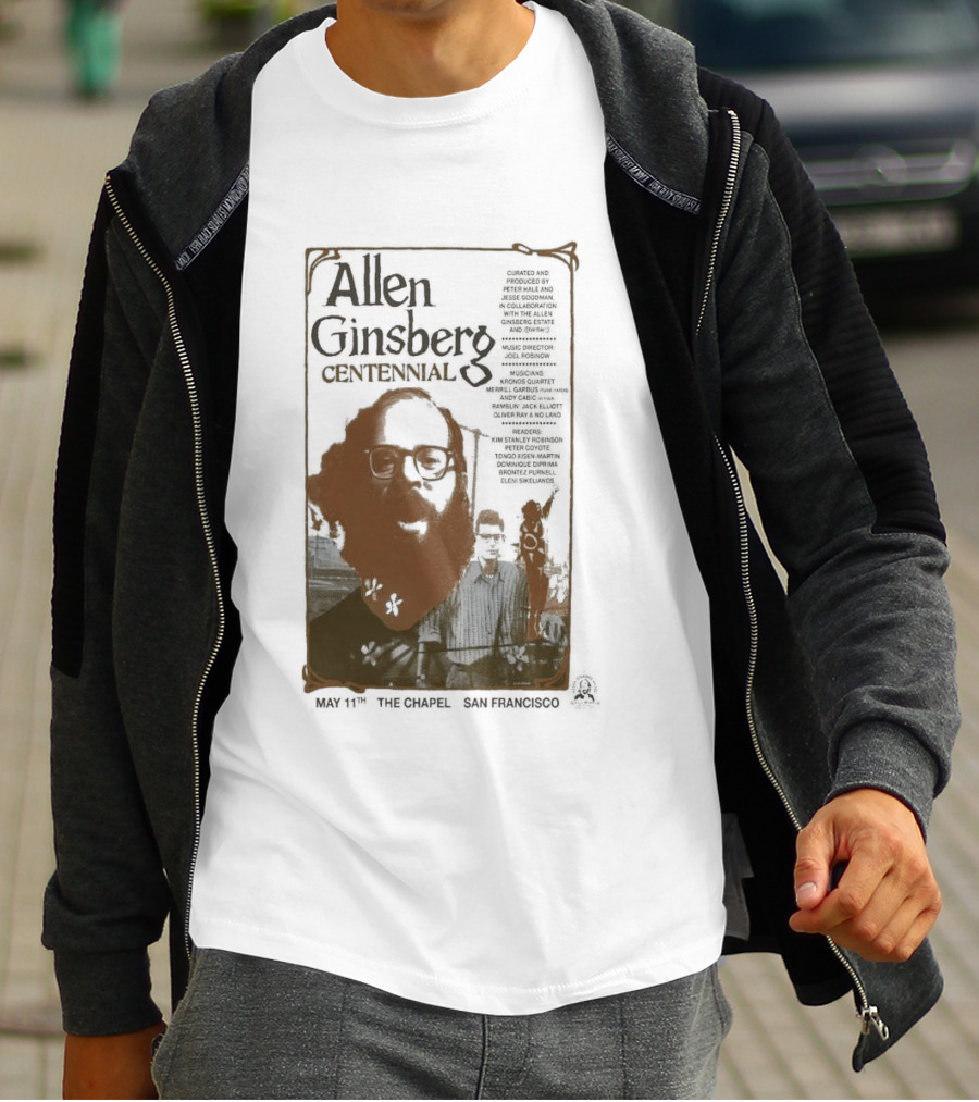 Allen Ginsberg Centennial May 11 2026 The Chapel San Francisco Event T-Shirt