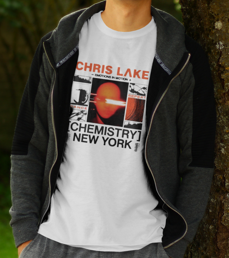 CHRIS LAKE Emotions In Motion Chemistry Dance New York T-Shirt