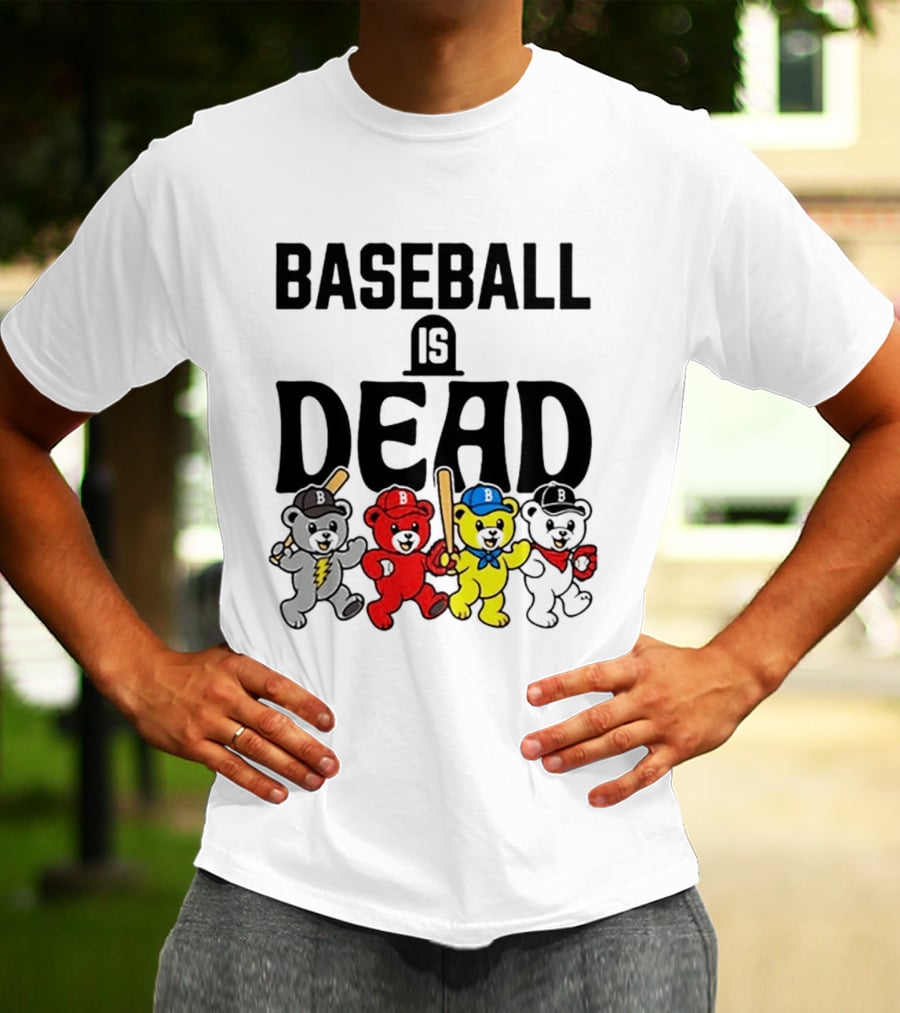 Grateful Dead Baseball Bears Is Dead Night T-Shirt