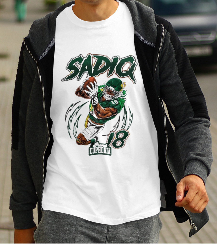 Sadiq Euphoria Football Catch 18 T-Shirt