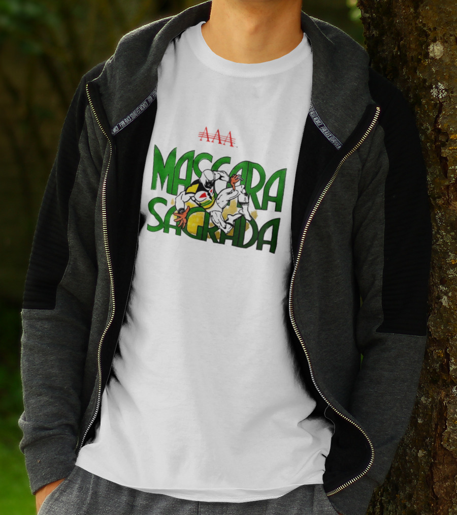 Máscara Sagrada AAA Lucha Libre Mexican Wrestling Hero T-Shirt