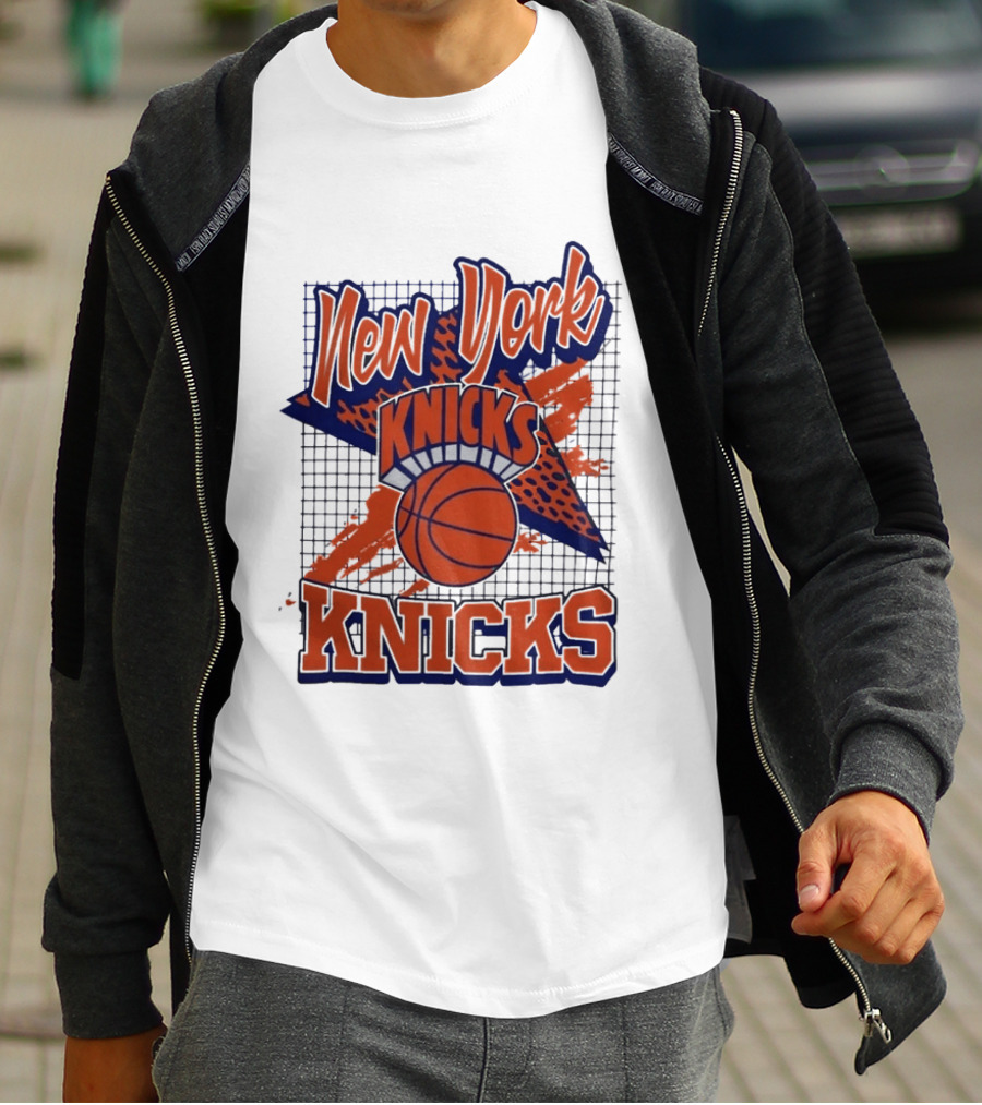 New York Knicks Hardwood Classics Vintage Basketball T-Shirt