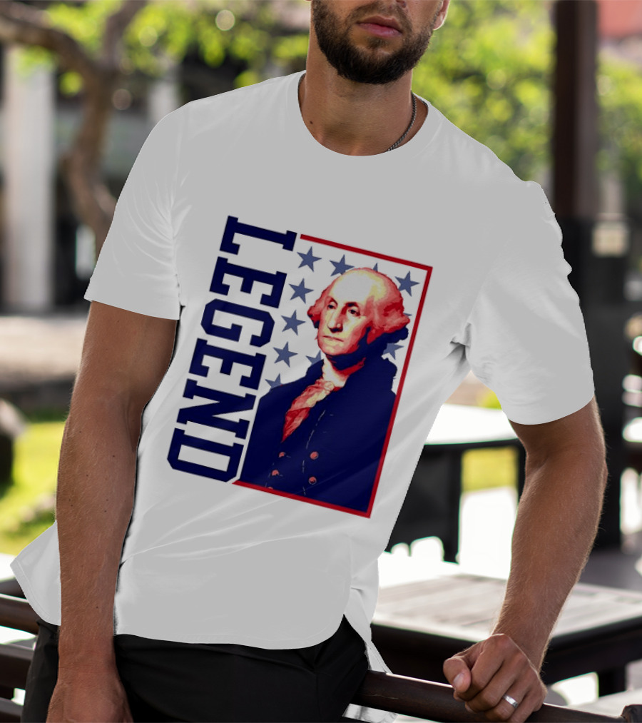 Legend George Washington 250th Anniversary America Freedom T-Shirt