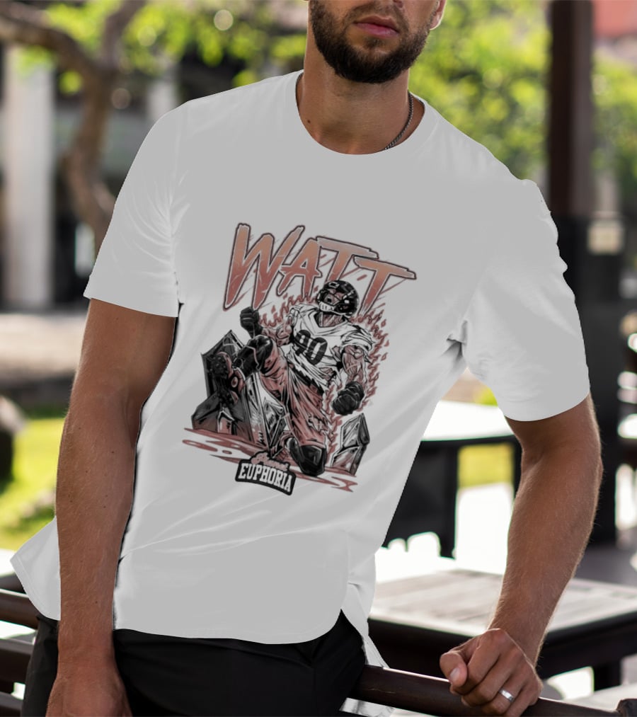 Watt Unstoppable Roar Number 90 Euphoria T-Shirt