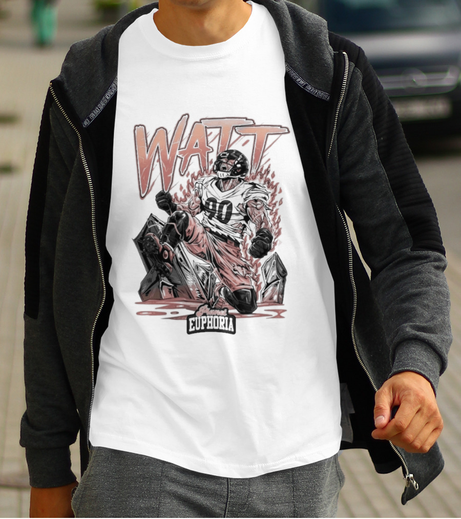 Watt Unstoppable Roar Number 90 Euphoria T-Shirt