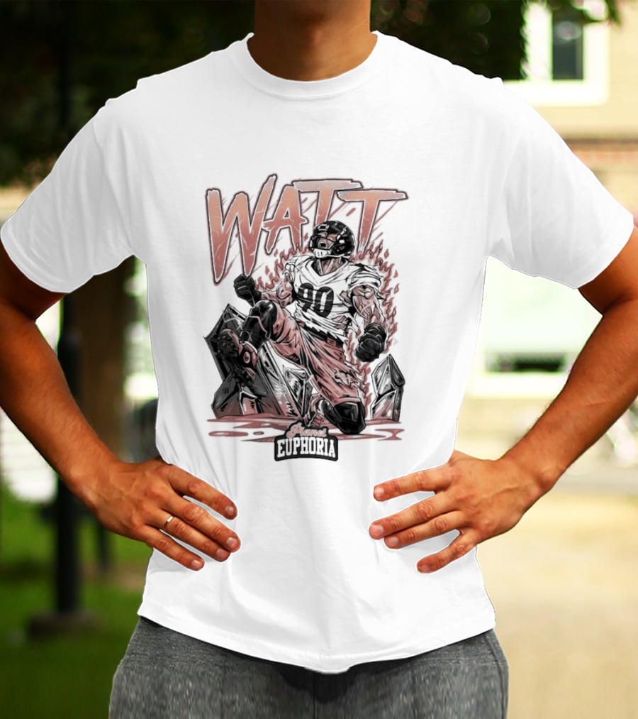 Watt Unstoppable Roar Number 90 Euphoria T-Shirt