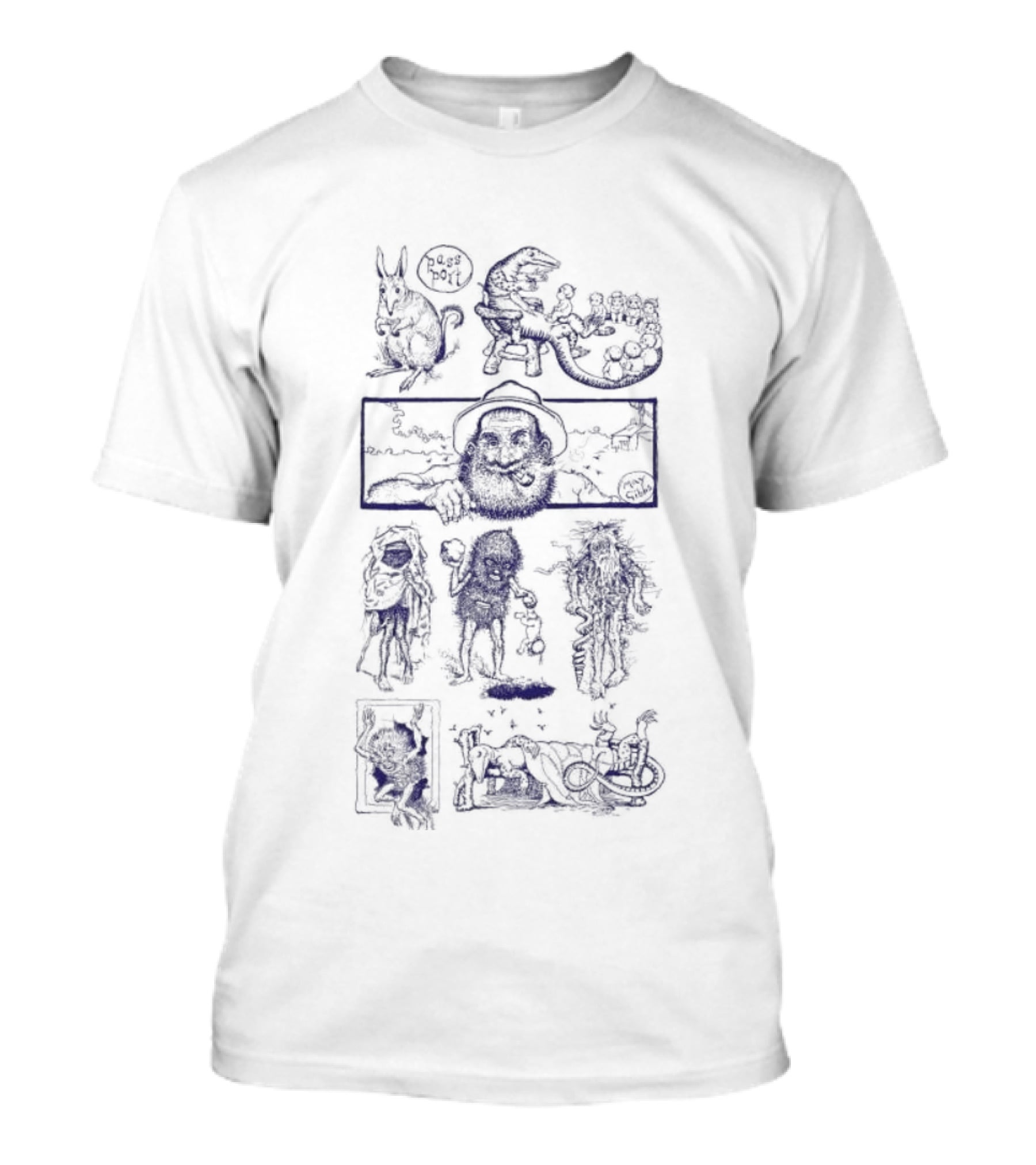 Pass Port May Gibbs Bush Friends T-Shirt