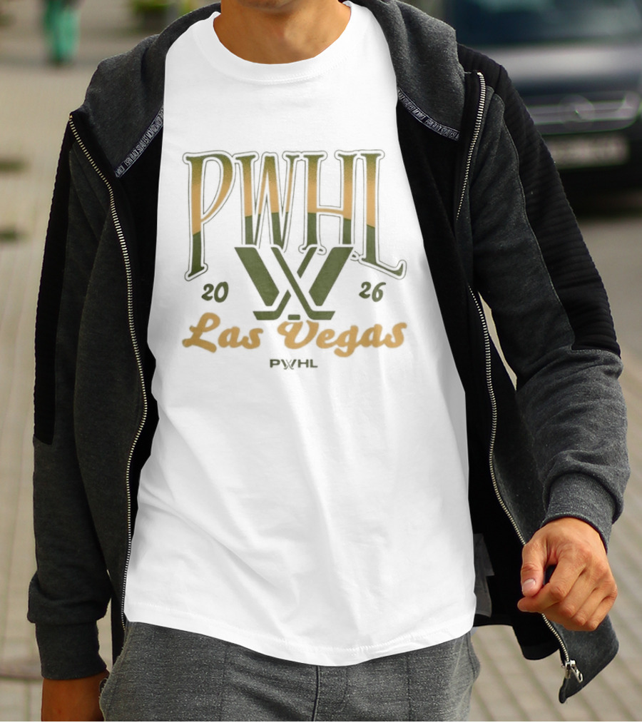 PWHL 2026 Las Vegas Hockey Essentials T-Shirt