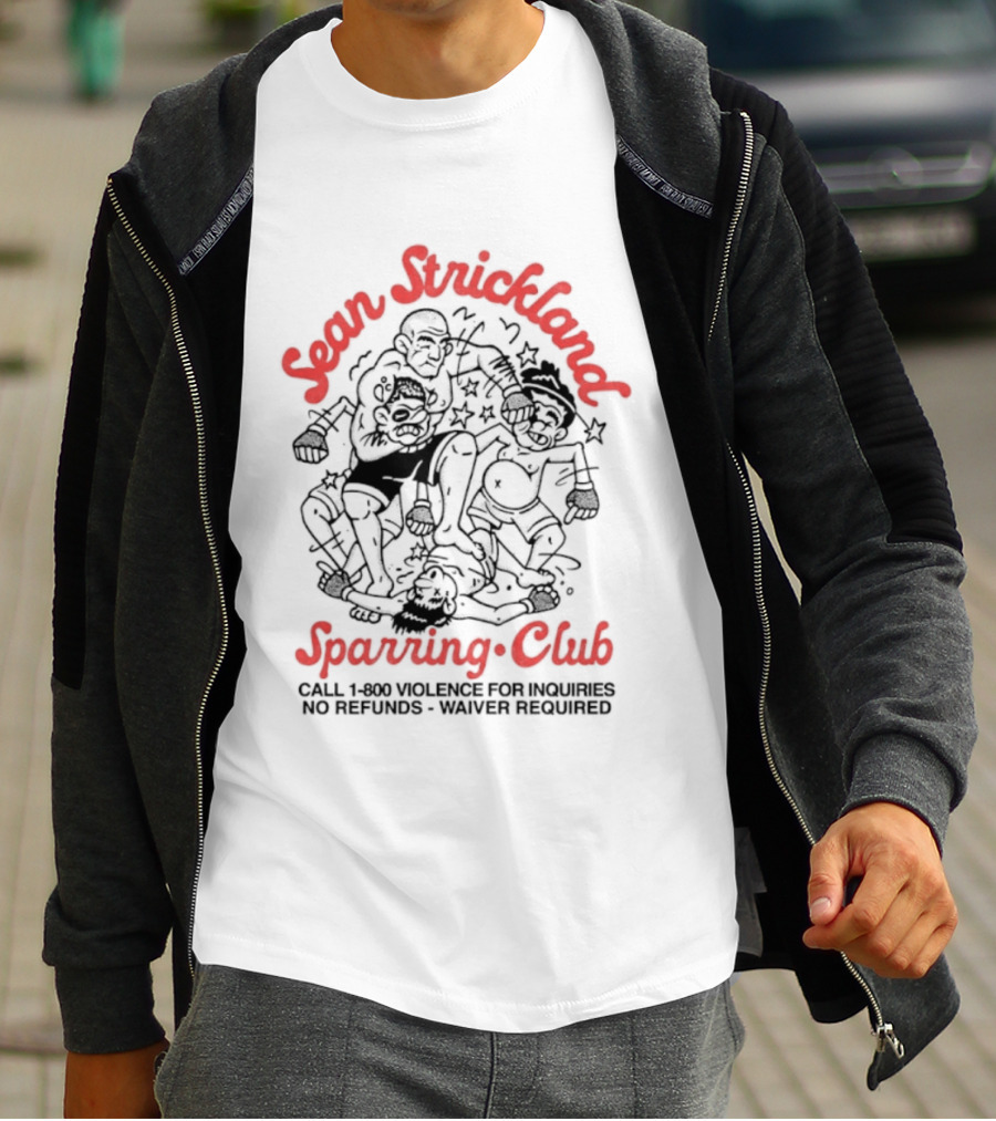 Sean Strickland Sparring Club MMA Fighter T-Shirt