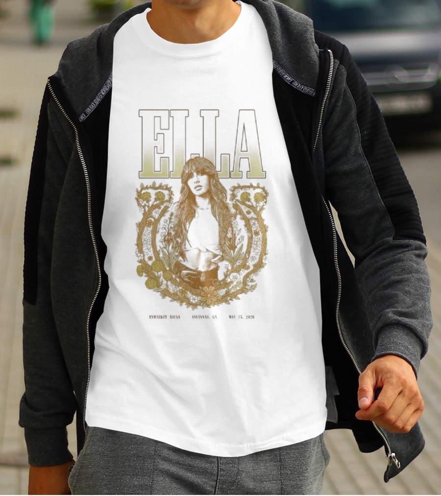 Ella Langley Enmarket Arena Savannah Georgia May 15 2026 Dandelion Tour T-Shirt