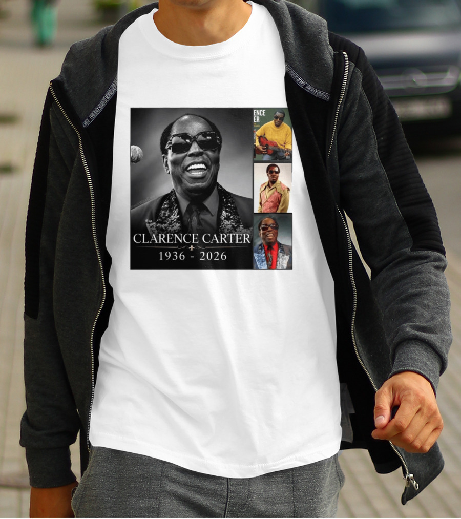 Clarence Carter 1936 2026 Soul Legend Memorial Compilation T-Shirt