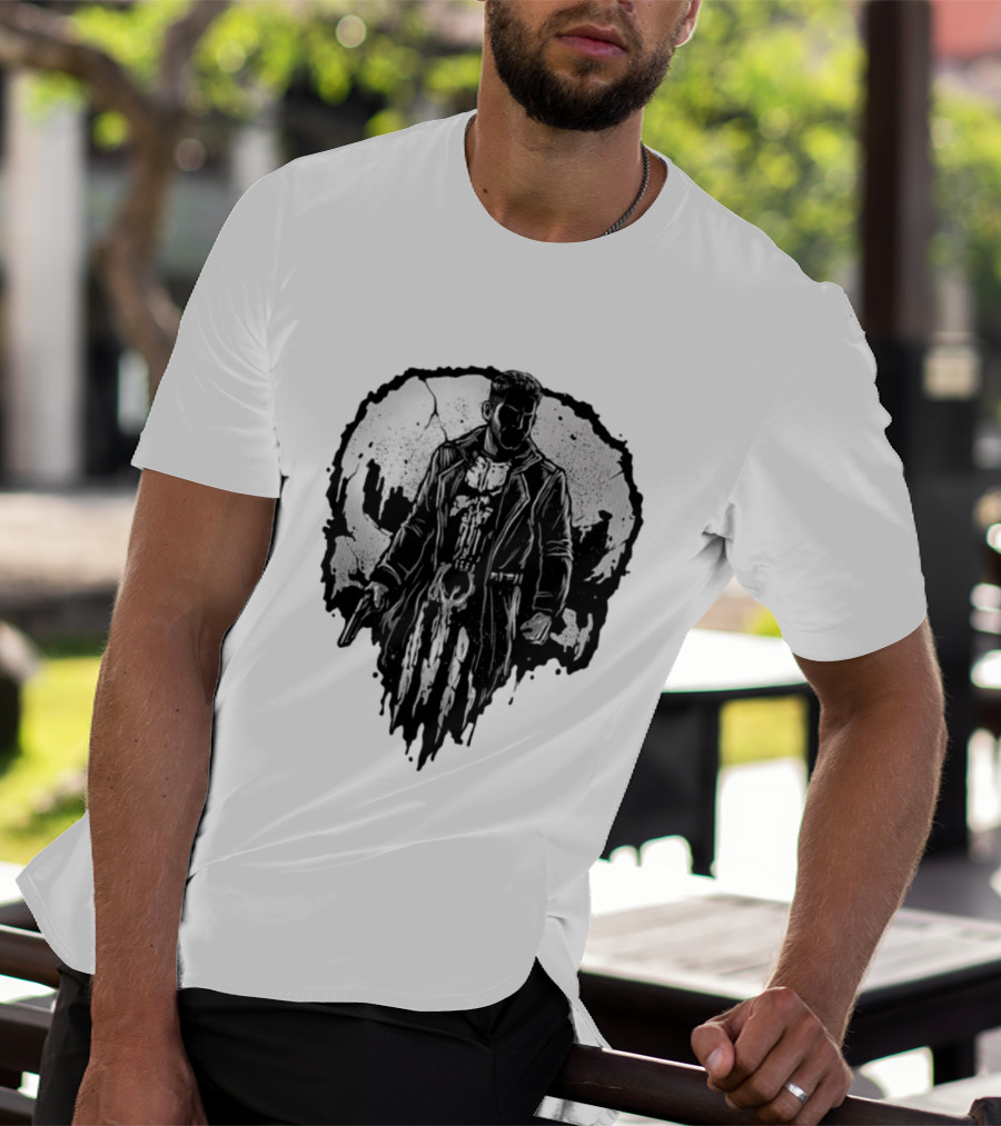 He Who Punishes Skull Emblem Marvel Comics T-Shirt