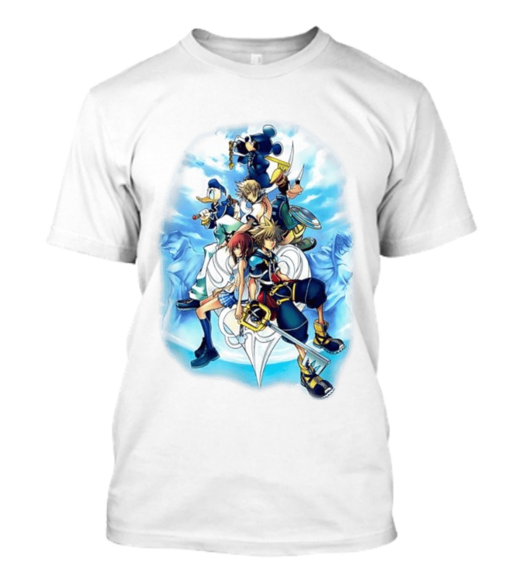 Kingdom Hearts 2 Disney Characters Adventure Ensemble T-Shirt