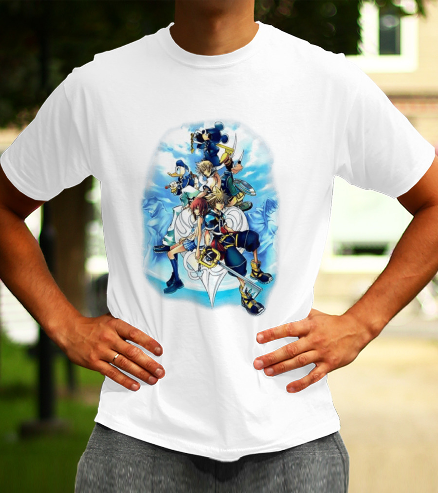 Kingdom Hearts 2 Disney Characters Adventure Ensemble T-Shirt